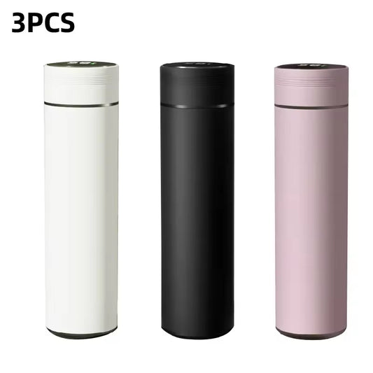500Ml Smart Water Bottle Stainless Steel Thermos Temperature Display Leakproof Vacuum Flasks Coffee Cup Milk Mug Christmas Gift